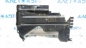 Right underbody protection Audi A4 B8 08-16 small, missing fragment, tears