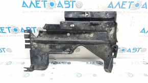 Right underbody protection Audi A4 B8 08-16 small, missing fragment, tears