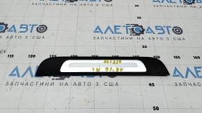 Door sill trim outer rear left Audi A6 C7 12-18 black, with chrome, scratches