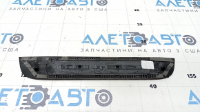 Door sill trim outer rear left Audi A6 C7 12-18 black, with chrome, scratches