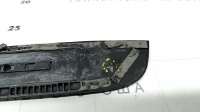 Door sill trim outer rear right Audi A6 C7 12-18 black, with chrome, broken guides, scratches