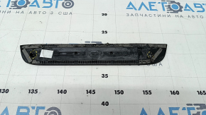 Door sill trim outer rear right Audi A6 C7 12-18 black, with chrome, broken guides, scratches