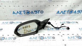 Side mirror left Audi A6 C7 12-18 for auto warehouse, turn signal, BSM, auto-dimming, 14+2 pins, graphite, chip