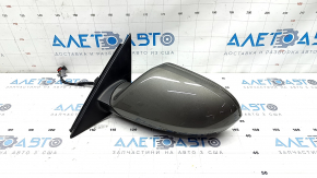 Side mirror left Audi A6 C7 12-18 for auto warehouse, turn signal, BSM, auto-dimming, 14+2 pins, graphite, chip