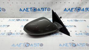 Side mirror right Audi A6 C7 12-18 for auto storage, turn signal, BSM, auto dimming, 14+2 pins, graphite