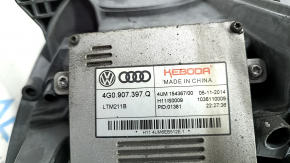 Front right headlight complete Audi A6 C7 16-18 rest LED, sand, chips