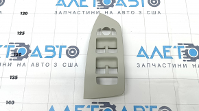 Front left window lift control trim Volvo XC90 16-22 gray, for automatic folding mirrors, worn