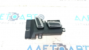 Passenger seat control Audi A4 B8 08-16 black, with chrome insert