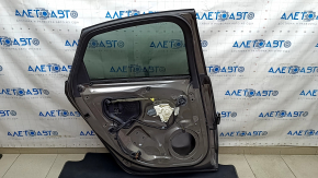 Door assembly rear left Audi A6 C7 12-18 keyless, graphite LY1P, scratches