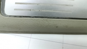 Door sill trim front right inner Volvo XC90 16-22 with backlight, gray, scratches, broken, needs cleaning