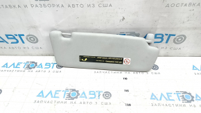 Left visor Audi A4 B8 13-16 rest, sedan gray, without hook, pressed