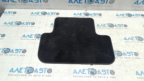 Carpet interior rear left Audi A4 B8 08-16 cloth, black