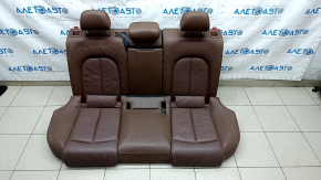 Rear row of seats 2nd row Audi A6 C7 12-18 brown leather, heated, leather bumpers
