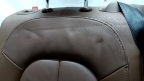 Rear row of seats 2nd row Audi A6 C7 12-18 brown leather, heated, leather bumpers