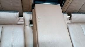 Rear row of seats 2nd row Audi A6 C7 12-18 brown leather, heated, leather bumpers