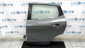Door assembly rear left Nissan Rogue Sport 17-19 graphite KAD, bumps, dents, scratches