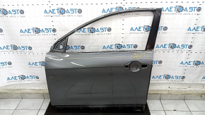 Bare front door left Nissan Rogue Sport 17-19 graphite KAD, bumps, scratches