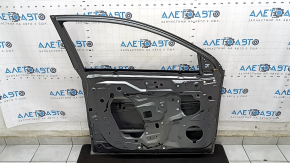 Bare front door left Nissan Rogue Sport 17-19 graphite KAD, bumps, scratches