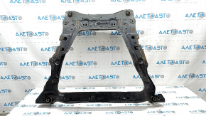 Front subframe Nissan Rogue Sport 17-19 rusty, 1 silent block torn, 1 silent block cracked