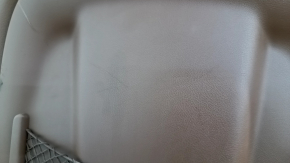 Passenger seat Audi A6 C7 12-18 with airbag, brown leather, without ventilation, heated, electric, scratches