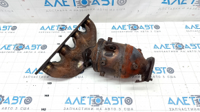 Exhaust manifold with catalytic converter Nissan Rogue Sport 17-19 sawed off studs