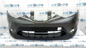 Bare front bumper Nissan Rogue Sport 17-19 graphite, scratches, dented