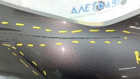 Bare front bumper Nissan Rogue Sport 17-19 graphite, scratches, dented
