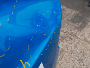 Quarter wing rear left Ford Fusion mk5 13-20 blue, on the body, dented
