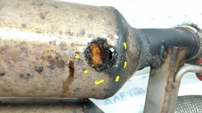 Intake pipe with catalytic converters VW Atlas 18- 3.6, with lambda, rusty, dented, torn mesh, burnt out