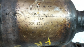 Intake pipe with catalytic converters VW Atlas 18- 3.6, with lambda, rusty, dented, torn mesh, burnt out