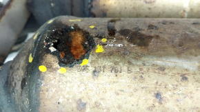 Intake pipe with catalytic converters VW Atlas 18- 3.6, with lambda, rusty, dented, torn mesh, burnt out