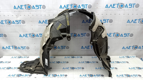 Front right fender liner Nissan Rogue Sport 17-19 is torn