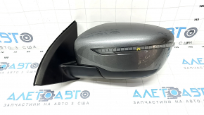 Side mirror left Nissan Rogue Sport 17-19 5 pins, turn signal, graphite, butt