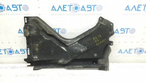 Rear right underbody protection Audi A6 C7 12-18 is torn and worn