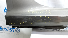 Right threshold Audi A6 C7 16-18 rest, graphite, scratches, bumps