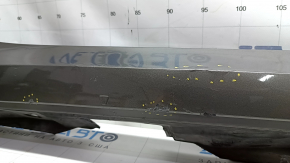 Right threshold Audi A6 C7 16-18 rest, graphite, scratches, bumps