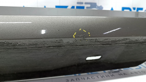 Right threshold Audi A6 C7 16-18 rest, graphite, scratches, bumps
