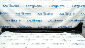 Right threshold Audi A6 C7 16-18 rest, graphite, scratches, bumps