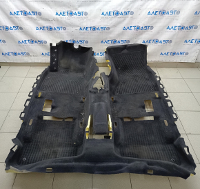 Floor covering Audi A6 C7 12-18 black, dry cleanable