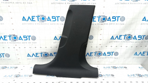 Center pillar trim lower right Audi A6 C7 12-18 black, scratches