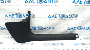 Door sill trim inner front right Audi A6 C7 12-18 black, scratches