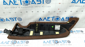 Side 2nd row seats right Audi A6 C7 12-18 leather brown