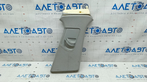 Center pillar trim upper belt right Audi A6 C7 12-18 without air duct, gray, for dry cleaning, scratches