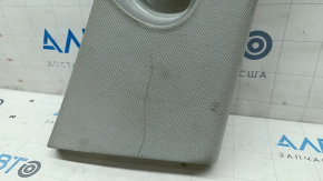 Center pillar trim upper belt right Audi A6 C7 12-18 without air duct, gray, for dry cleaning, scratches