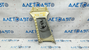 Center pillar trim upper belt right Audi A6 C7 12-18 without air duct, gray, for dry cleaning, scratches