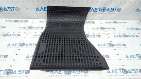 Floor mat front right Audi A6 C7 12-18 black, rubber, worn