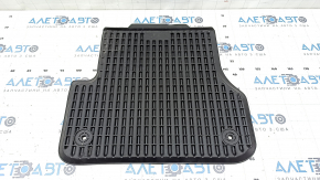 Floor mat rear right Audi A6 C7 12-18 black, rubber