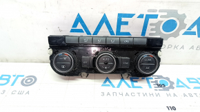 Climate control VW Passat b8 16-19 16- USA without heating, glass is rubbed