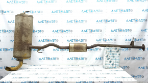 Exhaust pipe rear end with barrel nissan rogue sport 17-19 rusty