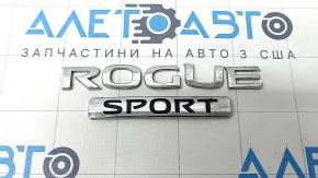 Nissan Rogue Sport 17-19 Tailgate Emblem Rogue Sport Useful Chrome